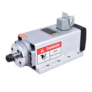 Moteur de broche de fraiseuse GDZ80x73-1.5, 1,5 kW, haute vitesse 24000 tr/min, refroidissement par air avec mandrin ER11 - Product Image 1