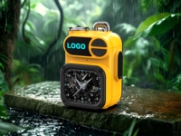 Speaker dengan layar LCD cerdas luar ruangan Speaker nirkabel portabel Mini baterai 500-1000mAh daya Output hingga 5W