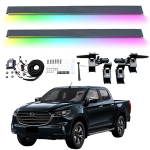 บันไดข้างไฟฟ้าอัตโนมัติพร้อมไฟ LED <span class=keywords><strong>ส</strong></span>ำหรับรถ<span class=keywords><strong>มา</strong></span><span class=keywords><strong>ส</strong></span><span class=keywords><strong>ด้า</strong></span> บีที-50 ฟรีสไตล์ ดับเบิ้ล ครูว์ <span class=keywords><strong>แค</strong></span>็บ <span class=keywords><strong>ป</strong></span>ี 2015+ - Product Image 2