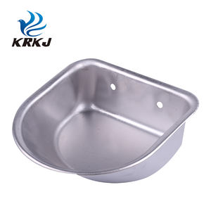 KD684 Mangeoire à chèvres en métal pour vaches moutons <span class=keywords><strong>Abreuvoir</strong></span> pour animaux - Product Image 2