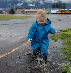 Combinaison de pluie pour enfants en polyester 210T, imperméable, une pièce, pour filles et garçons - Product Image 1