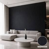 Directo de Fábrica, Panel de Pared WPC 2026, Tablero de Fibra de Bambú con Textura Tejida y Textura de Seda, Moderno e Impermeable para Dormitorio, Sala de Estar, Villa