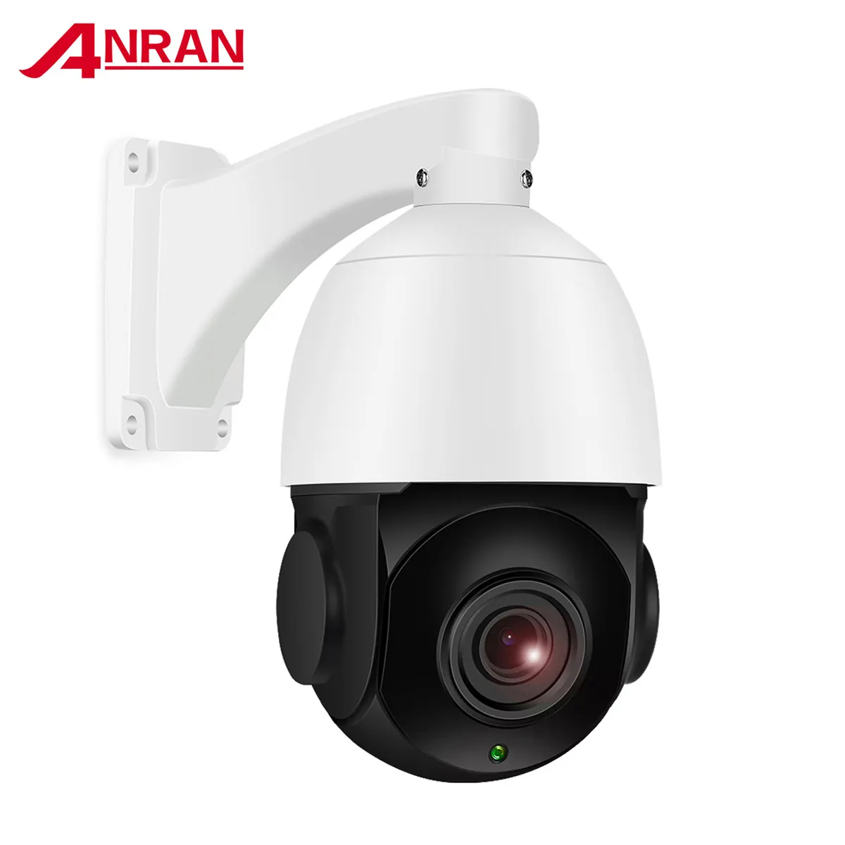 Anran 5MP 20X Ptz Poe Camera Dome Security Camera Two Way Audio Sd-kaart Opname Waterdichte Lange Nachtzicht