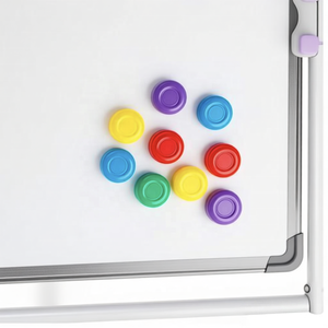 पहियों पर समायोज्य ऊंचाई मोबाइल व्हाइटबोर्ड पर कार्यालय और कक्षा के लिए लॉक योग्य कैस्टर के साथ - Product Image 3