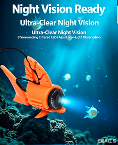 Caméra sous-marine HD de 4,5 pouces avec enregistrement vidéo, caméra de pêche sous-marine étanche pour la pêche sur glace, pêche en lac - Product Image 3