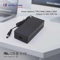 Adaptor Switching Medis 12V 19V 24V 54V 1.67A 3.5A 7A 77W 84W 90W Hemat Energi Level VII Catu Daya AC DC Desktop