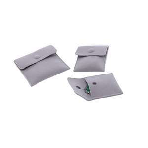 Directo de fábrica al por mayor colorido personalizado reutilizable Mini portátil bolsillo polvo gamuza sobre bolsa - Product Image 2