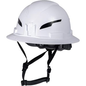 Casque de sécurité Klein Tools Type 2 blanc non ventilé à bord large Classe E avec sangle de menton et suspension à 6 points - Product Image 1