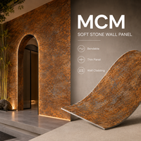 Carreaux de revêtement mural en céramique flexibles de type fin, auto-adhésifs, design simple, installation facile pour la rénovation de salle de bain à petit budget