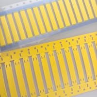 Manchon d'étiquettes de câble thermorétractable de qualité supérieure pour marquage de câble transparent Longueur 50mm