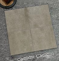 Carrelage en porcelaine gris rustique 400x400mm pour salle de bain, cuisine, balcon, carrelage de sol antidérapant