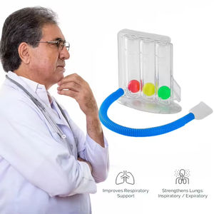 Sistema de Medición de Respiración de 3 Bolas, Ejercitadores Pulmonares Lavables y Ligeros para Mejora y Rehabilitación - Product Image 2