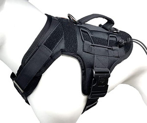 Güvenlik <span class=keywords><strong>K9</strong></span> köpek eğitim yeleği taktik çalışma ayarlanabilir Pet köpek yelek demeti köpek eğitim - Product Image 2