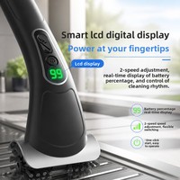 Brosse de nettoyage électrique transfrontalière pour barbecue, à double tête rechargeable, avec rouleau en fil d'acier inoxydable – Outil indispensable pour les grils