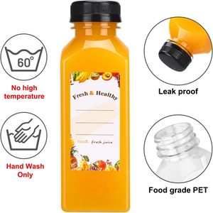 Factory 60ML-1000ML PET Plastic Cup Bottle Clear Custom Shape with <b>Lid</b> Fruit Pudding Fruit Juice Tea Bottle - Product Image 3
