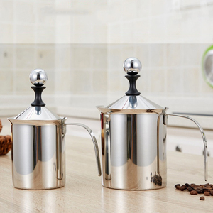 <span class=keywords><strong>Mousseur</strong></span> à lait manuel en acier inoxydable, <span class=keywords><strong>mousseur</strong></span> à double filtre, <span class=keywords><strong>mousseur</strong></span> portatif pour latte, cappuccino, matcha - Product Image 1