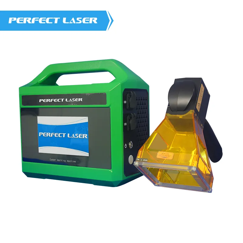 Perfect Laser- 20W código QR números VIN fecha logo portátil luz mantener tipo de mano máquina de marcado láser de fibra