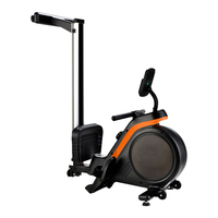 Máquina de Remo Magnética con 16 Niveles de Resistencia, Plegable, con Correa de Transmisión Silenciosa, Equipo de Fitness Cardiovascular para el Hogar