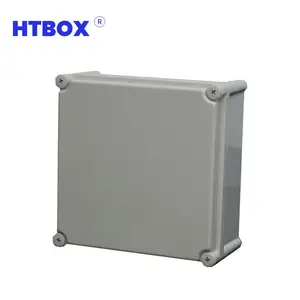 Caixa de junção exterior transparente IP68 para projetos elétricos, caixa de plástico à prova d'água de tamanho grande