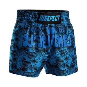 Durable <b>Grappling</b> Thai Thai Boxing Martial Arts Slim Cut Muay Thai <b>Shorts</b> - Product Image 3