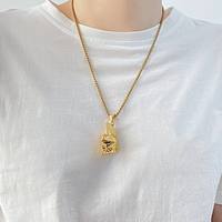 Punk acier inoxydable spartiate casque pendentif collier pour hommes guerrier esprit Collection bataille urbaine prêt déclaration bijoux