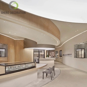 Shop Interior Furniture Watch <b>Display</b> <b>Cabinet</b> Watch <b>Display</b> Counter Glass <b>Display</b> Showcase Watch Store Interior Design - Product Image 2