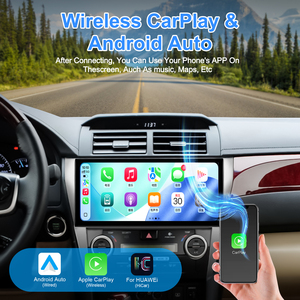 Autoradio Android Navihua 12,3'' avec écran tactile GPS, stéréo DSP pour Toyota Camry 2012-2014, navigation multimédia Carplay - Product Image 6