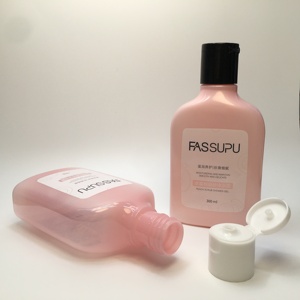 Bán Chạy Nhất Hộp Nhựa Màu Hồng 300Ml Rỗng Phẳng Sang Trọng Chai Dầu Gội Và Dầu Xả Có Nắp Đậy - Product Image 2