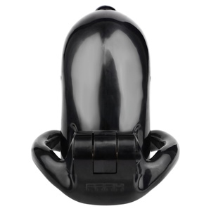 Jaula de Castidad de Resina con 4 Anillos, Juguetes Eróticos para Adultos, Ejercitador de Pene, Anillos Uretrales, Equipo de Bondage - Product Image 5