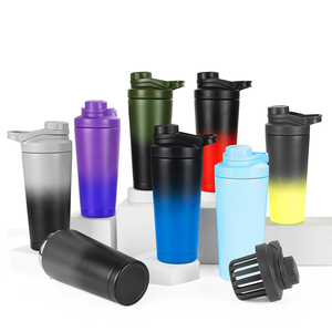 silverjet Stainless Steel Vacuum Insulated Protein Shaker <b>Cup</b> 750ml Gradient Color For Gym Sports Outdoor Use - Product Image 2