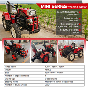 Trattore Agricolo Economico Multifunzione con Caricatore, Motore Diesel da 12hp, 15hp, 18hp - Product Image 5