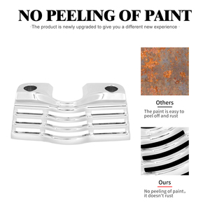 Rãnh vây Chrome tia lửa cắm đầu bu lông Bìa phù hợp cho <span class=keywords><strong>Harley</strong></span> Touring đường Vua Electra đường phố Glide FLHR 1999-2014 - Product Image 6