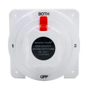 Interruptor Selector de batería Dual, 12V, 48V, desconexión, corte de energía para barco marino