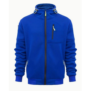 <span class=keywords><strong>Sudadera</strong></span> con capucha deportiva para <span class=keywords><strong>hombre</strong></span> con cremallera, tallas grandes, logotipo personalizado, atlética, duradera, con mangas con cremallera - Product Image 2