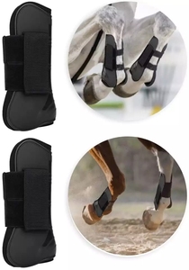 Venta caliente Neopreno Caballo Pierna Protector Tendón Botas Caballo Botas Leggings Brace Guard - Product Image 4