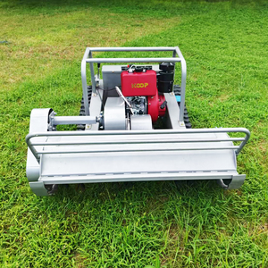 Miễn phí vận chuyển CE chứng nhận công nghiệp tự làm điều khiển từ xa Robot Máy cắt cỏ Zero lần lượt với GPS và khung gầm thép - Product Image 4