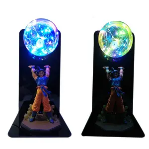 Lámpara de Dragon Ball de Son Goku, figura de bomba de espíritu, lámparas  de figuras de acción de PVC de 20CM, luz LED de noche para habitaciones de  niños, juguetes de modelos