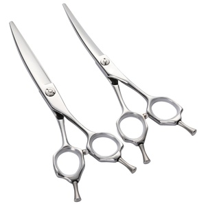 JP440C Acier 5.5 ''6 Pouces Coiffure Lame Incurvée Ciseaux De Coiffeur pour Couper les Cheveux - Product Image 1