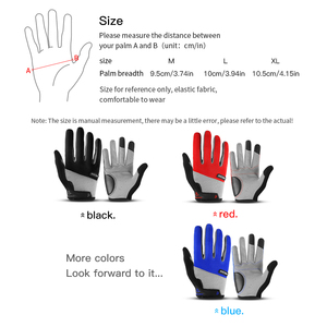 Летние спортивные гоночные перчатки с сенсорным экраном - Product Image 6