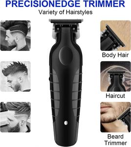 Professional Hair Beard <b>Trimmer</b> Grooming Kit Barber Haircut Shaving Electric Razor Shaver for <b>Black</b> Usb Hotel - Product Image 4