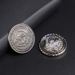 <span class=keywords><strong>Monedas</strong></span> de desafío para colección, gran oferta, Metal personalizado, Euro, plata antigua, recuerdo, logotipo personalizado de 3mm o personalizado 500 - Product Image 5