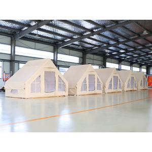 Grand Portable Glamping Pvc 100% Étanche Air Poteaux Cabine Tentes Extérieure Gonflable Hermétique Camping Tente Pour Les Voyages En Famille - Product Image 2