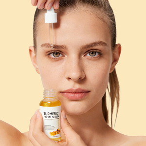 Siero Viso Illuminante Naturale alla Curcuma, Uniformante del Tono della <span class=keywords><strong>Pelle</strong></span>, Riparatore Anti-Età, OEM ODM, Siero per la Cura del Viso - Product Image 6
