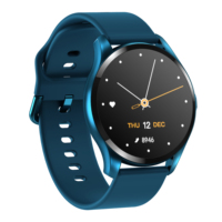 Hot Verkoper T88 Smartwatch Lichaamstemperatuur Thermometer Ronde Screen Touch Waterdichte Smart Armband T88 Horloge Voor Samsung Huawei