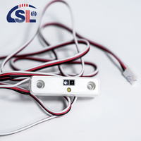 Interrupteur intelligent à capteur tactile DC12V 1A 12W, plage de détection 3-5cm, IP20, installation super facile pour les miroirs et vanités de salle de bain