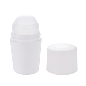 50ml roll on bottle easy-using round plastic deodorant empty bottle