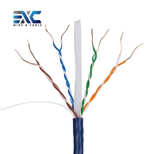 EXC <span class=keywords><strong>rj45</strong></span> cat6 rouleau 305m chat <span class=keywords><strong>6</strong></span> 24awg <span class=keywords><strong>utp</strong></span> lan câble cuivre pur câble ethernet câbles de communication pour réseau - Product Image 3