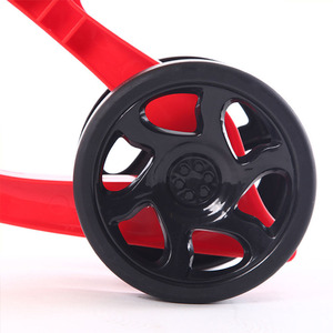 Trottinette à pousser pour enfants à 4 roues, vélo d'équilibre, trottinette pour bébé, vélo pour les jeux en plein air, jouets, voitures, roues résistantes à l'usure, PU trois - Product Image 3