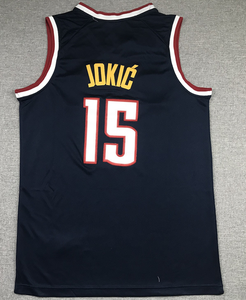 Nouveaux Styles 2026 – Ventes Flash et Maillots de Basketball Homme Brodés de Haute Qualité des <span class=keywords><strong>Denver</strong></span> <span class=keywords><strong>Nuggets</strong></span> # <span class=keywords><strong>Maillot</strong></span> de Jokic n°15 - Product Image 3