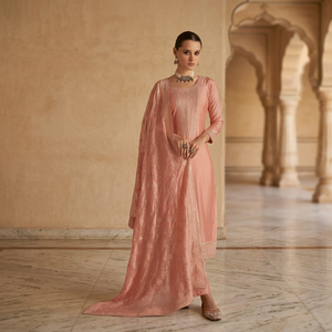 STAR IMPEX Salwar Kameez pour femme en tissu de lin, longueur ras du sol, séchage rapide, tenue ethnique traditionnelle pour mariage, décontractée, Inde, Pakistan - Product Image 3